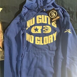 Hellstar No Gut’s No Glory Blue Hoodie